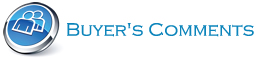 Buyer's Comments